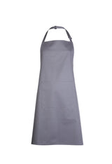 Uneek Bib Apron with Pocket (UC940) — Dark Grey