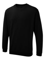Uneek The UX Sweatshirt (UX3) — Black