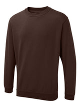 Uneek The UX Sweatshirt (UX3) — Brown