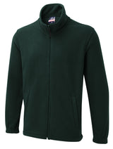 Uneek The UX Full Zip Fleece (UX5) — Bottle Green