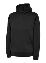 Uneek The UX Children's Hooded Sweatshirt (UX8) — Black