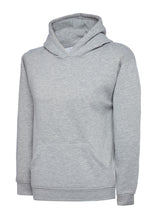 Uneek The UX Children's Hooded Sweatshirt (UX8) — Heather Grey