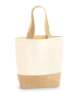 Jute base canvas shopper — lifestyle 4