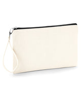 Canvas wristlet pouch — lifestyle 2