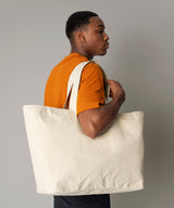 Oversized heavy duty canvas tote bag — lifestyle 3