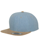 Chambray-suede snapback (6089CH) — lifestyle 4